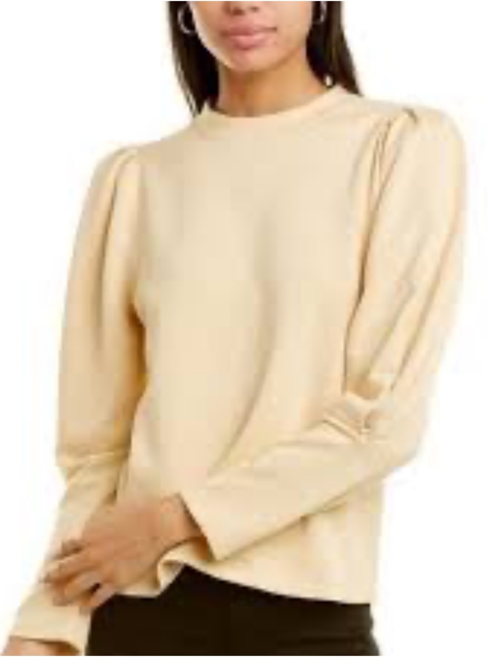Rebecca Taylor Puff Sleeve‎ Terry Cotton Top